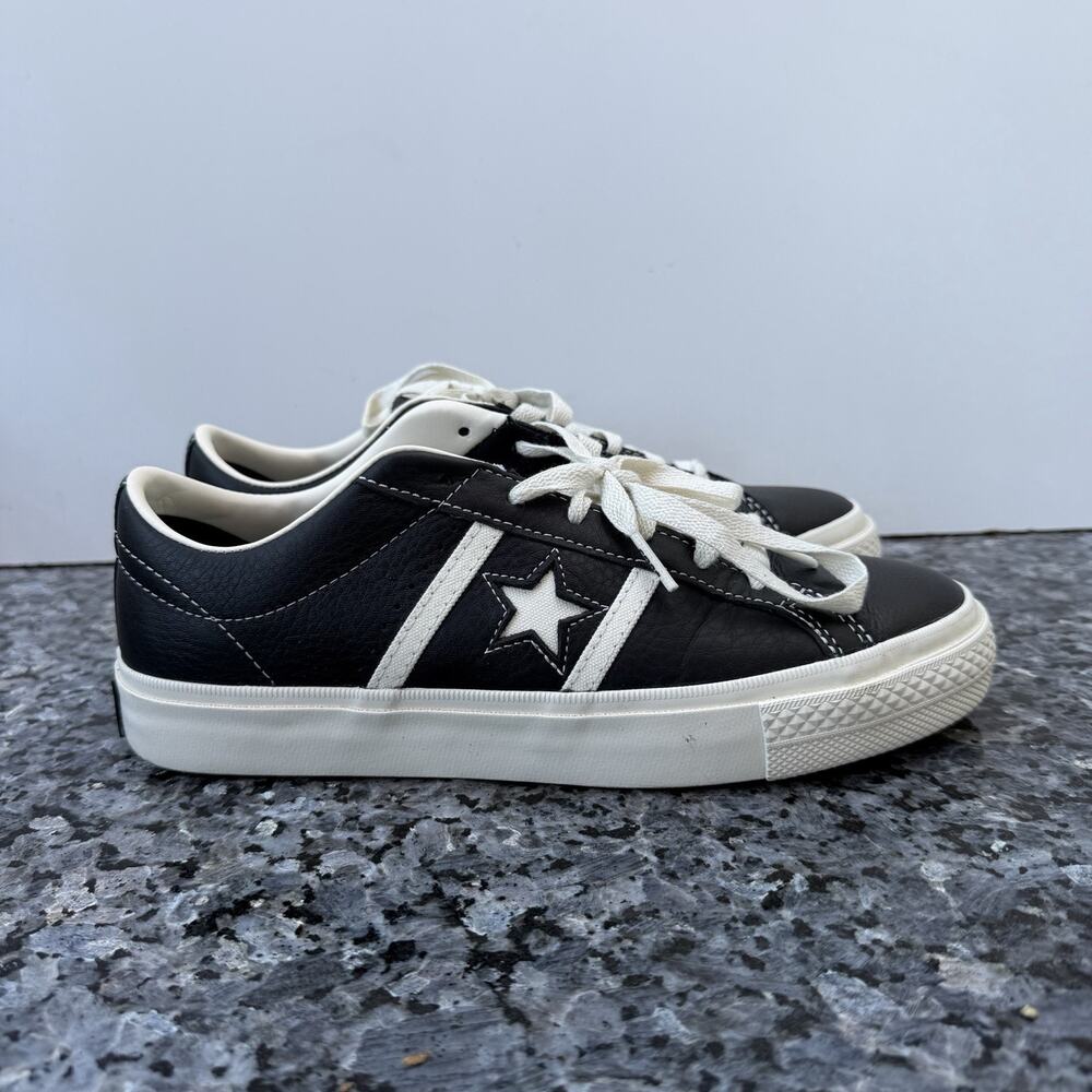 Converse CONS One Star Academy Pro Leather Black/Egret Sneakers A08501C Men’s 6